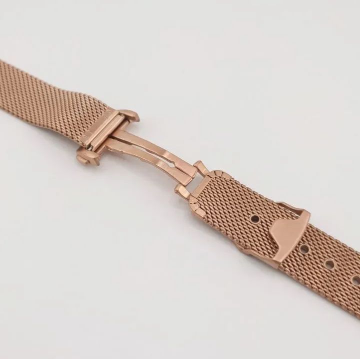 20mm メッシュ ブレスレット ローズゴールド 社外品【対応
