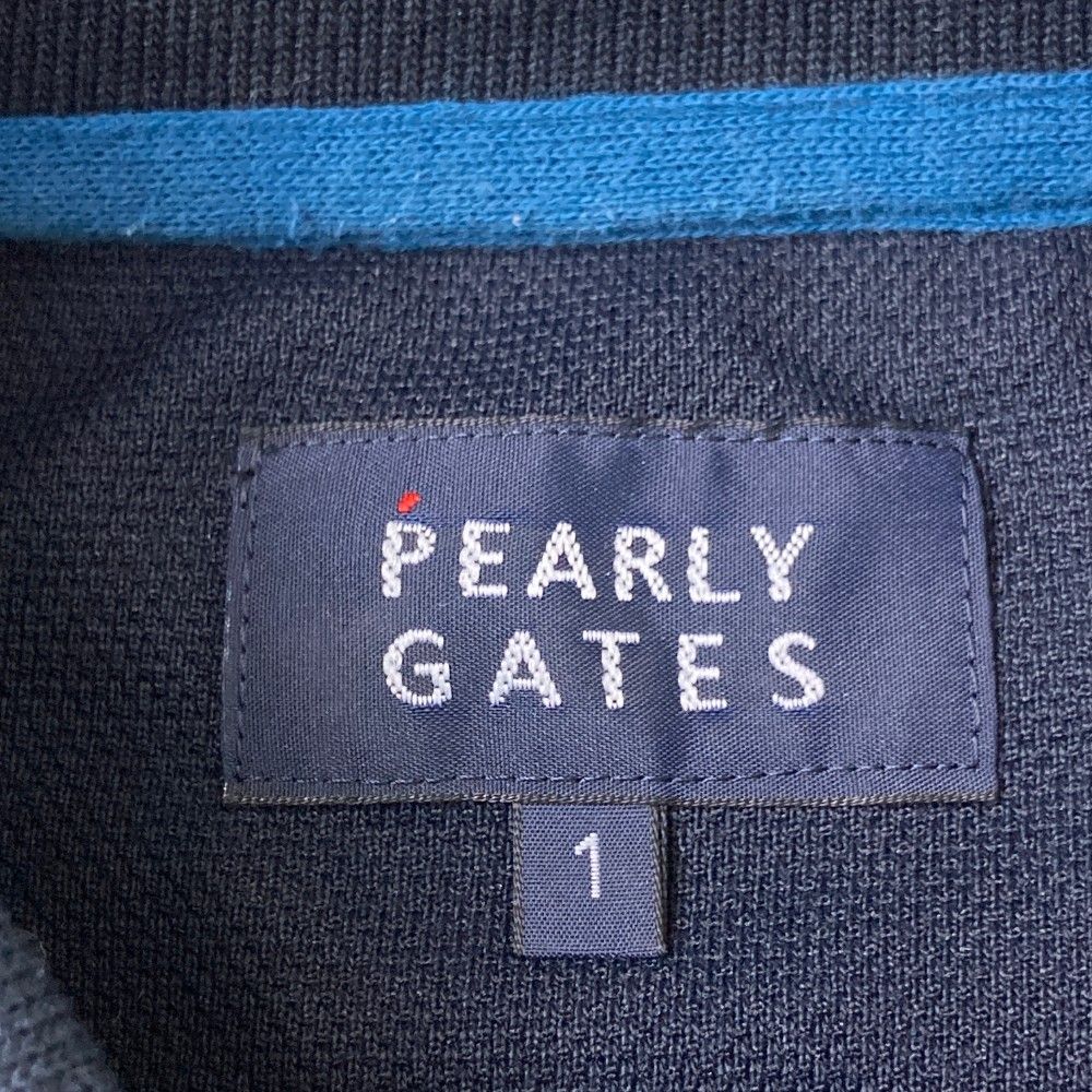 サイズ：1 PEARLY GATES パーリーゲイツ 半袖ポロシャツ ネイビー系