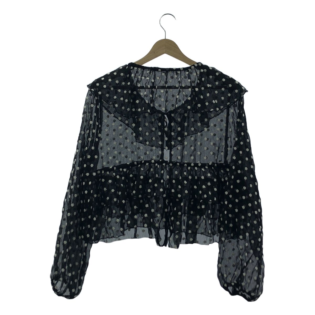 SHENERY / シーナリー | フリルカラー2WAYシフォンブラウス | F