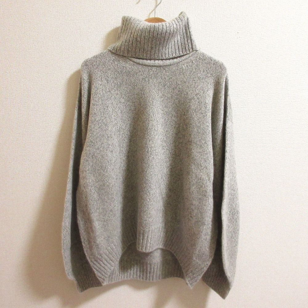 美品 iliann loeb イリアンローブ タートルネック ウールニット
