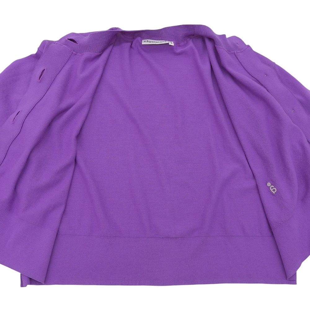 nagonstans ナゴンスタンス コットン form-sleeves cardigan  