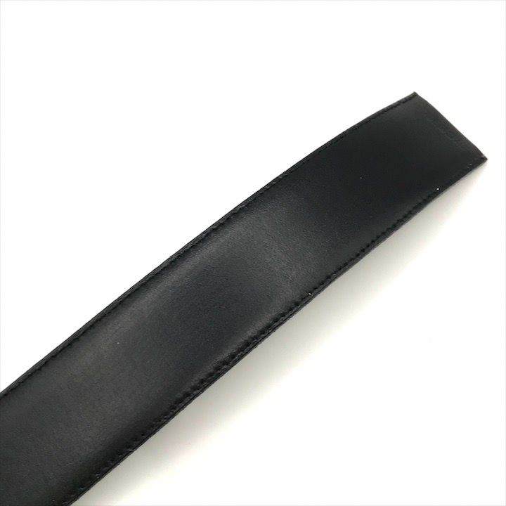 未使用 Christian Dior ディオール レザー ロゴ金具