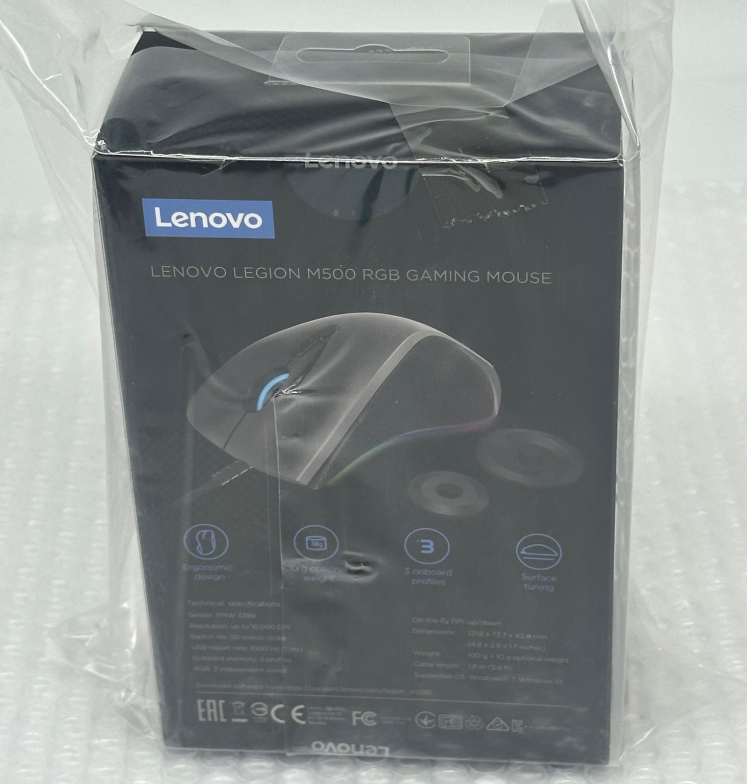 新品★Lenovo Legion M500 RGB ゲーミング・マウス