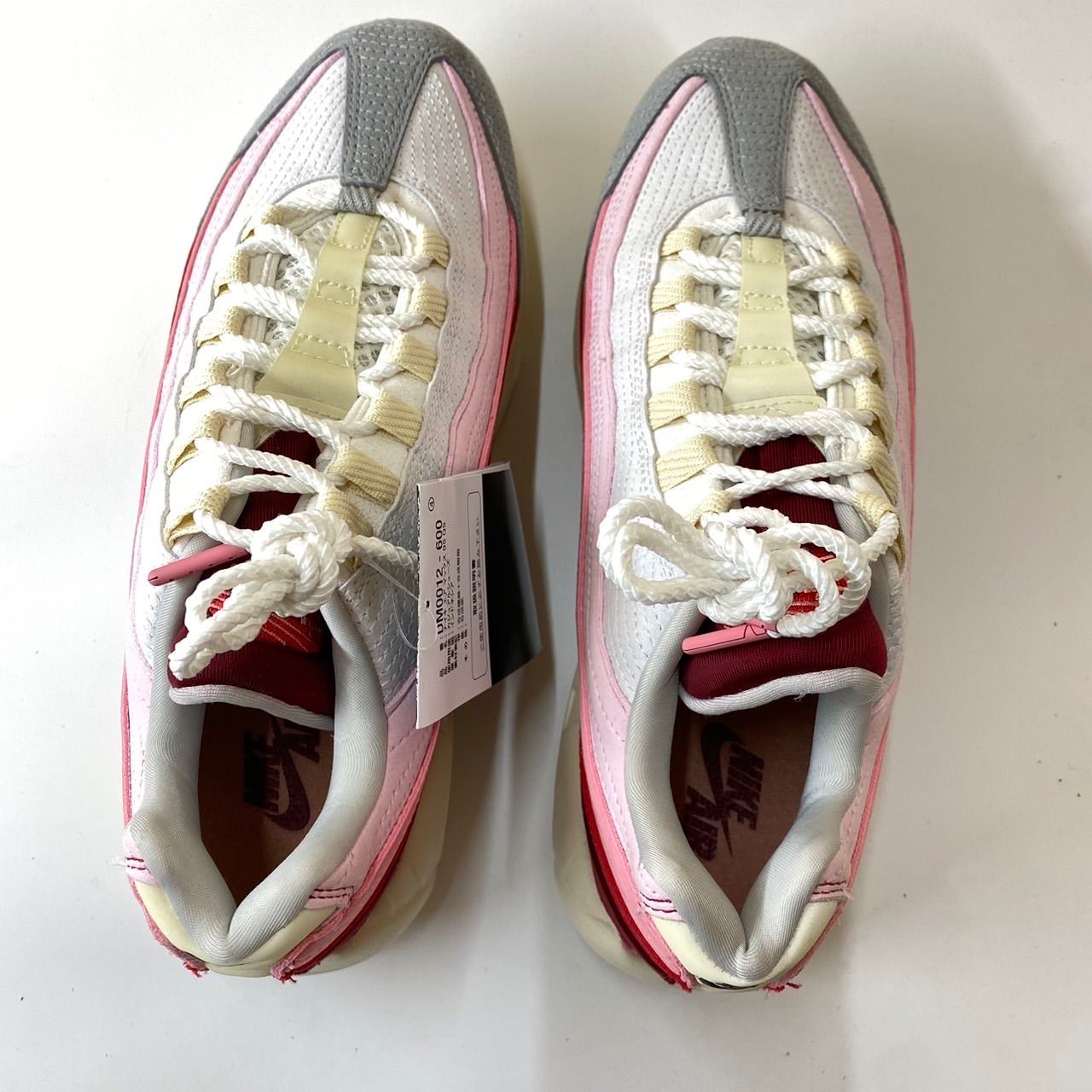 Nike air max 95 white team red deals