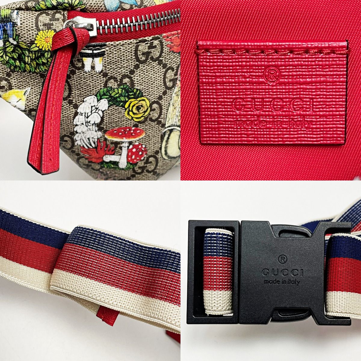 GUCCI グッチ チルドレンズ GGスプリーム ヒグチユウコ ベルトバッグ 