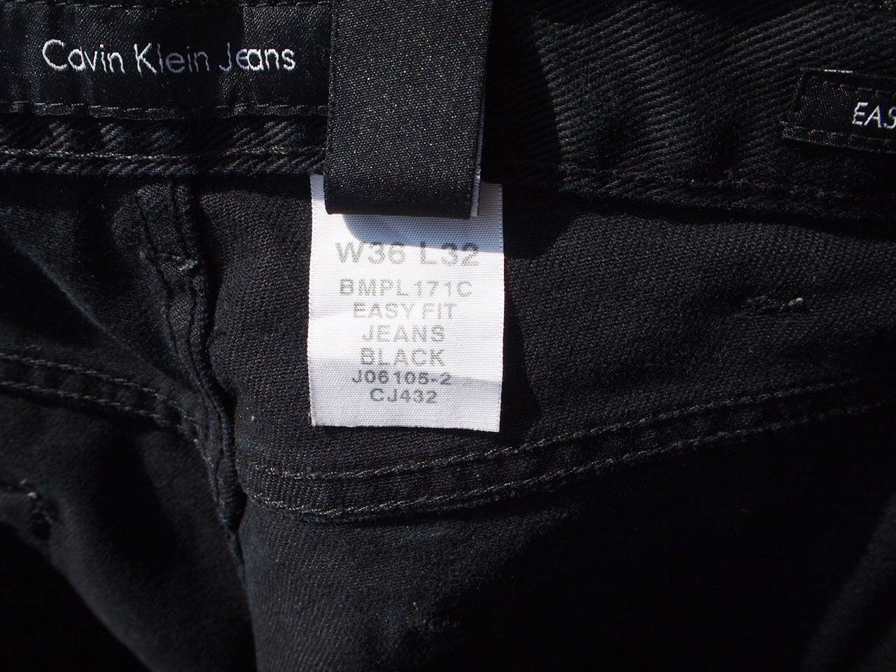 Calvin Klein Jeans】カルバンクラインジーンズ ブラックデニム ワイド 