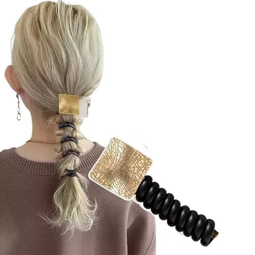 金具-A EZ PEACH ヘアアクセサリー レディース 人気 ワイヤーポニー ヘアワイヤー アレンジワイヤー ヘアゴム 大人っぽい シンプル おしゃれ 細 ヘアゴム アレンジ自在 紐 おしゃれ 金具-A