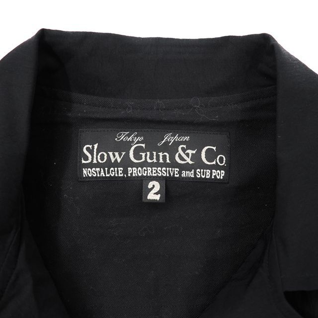 Slow Gun & Co. ダブルライダースジャケット 2 ブラック