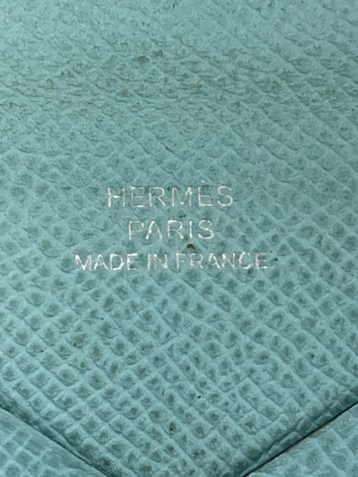 HERMES カルヴィ T刻印 ブルーアトール HERMES エルメス カルヴィ ヴェルソ ブルーアトール/ヴェール