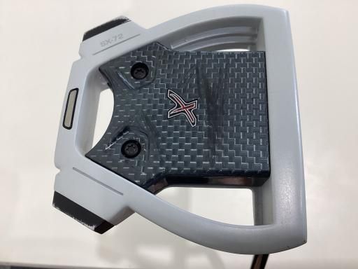テーラーメイド Spider X CHALK|WHITE シングルベンド 34インチ パター PT スチール ブラック フレックスその他 メンズ 男性用 右利き 右用 Bランク ゴルフクラブ