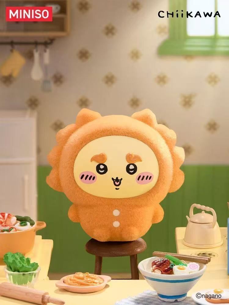 chiikawa「パジャマパーティー：おすわり」 ぬいぐるみ ブラインドボックス MINISO 正規品 chiikawa「パジャマパーティー：おすわり