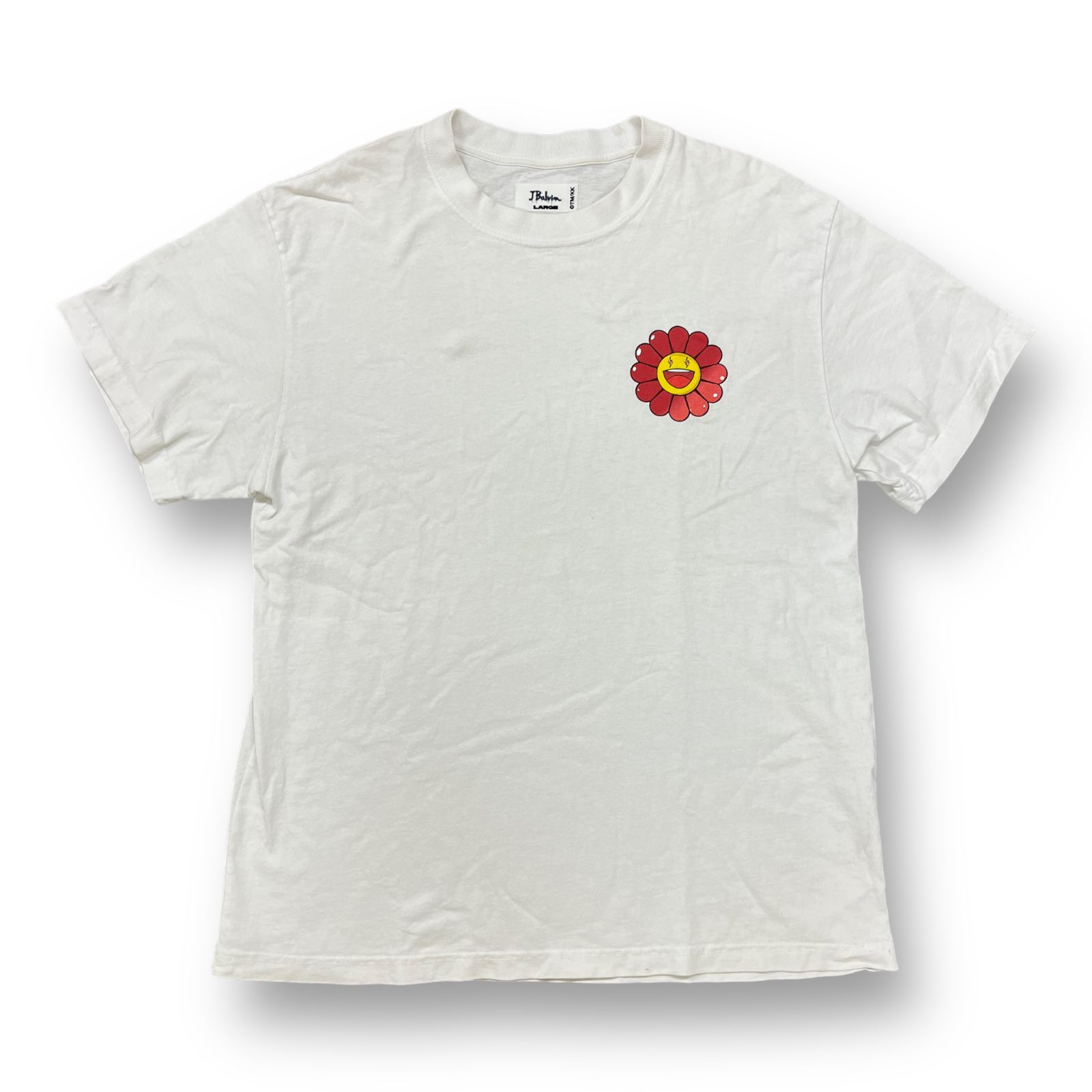 J BALVIN × KAIKAI KIKI TAKASHI MURAKAMI Rojo Flower Tee コラボ ...