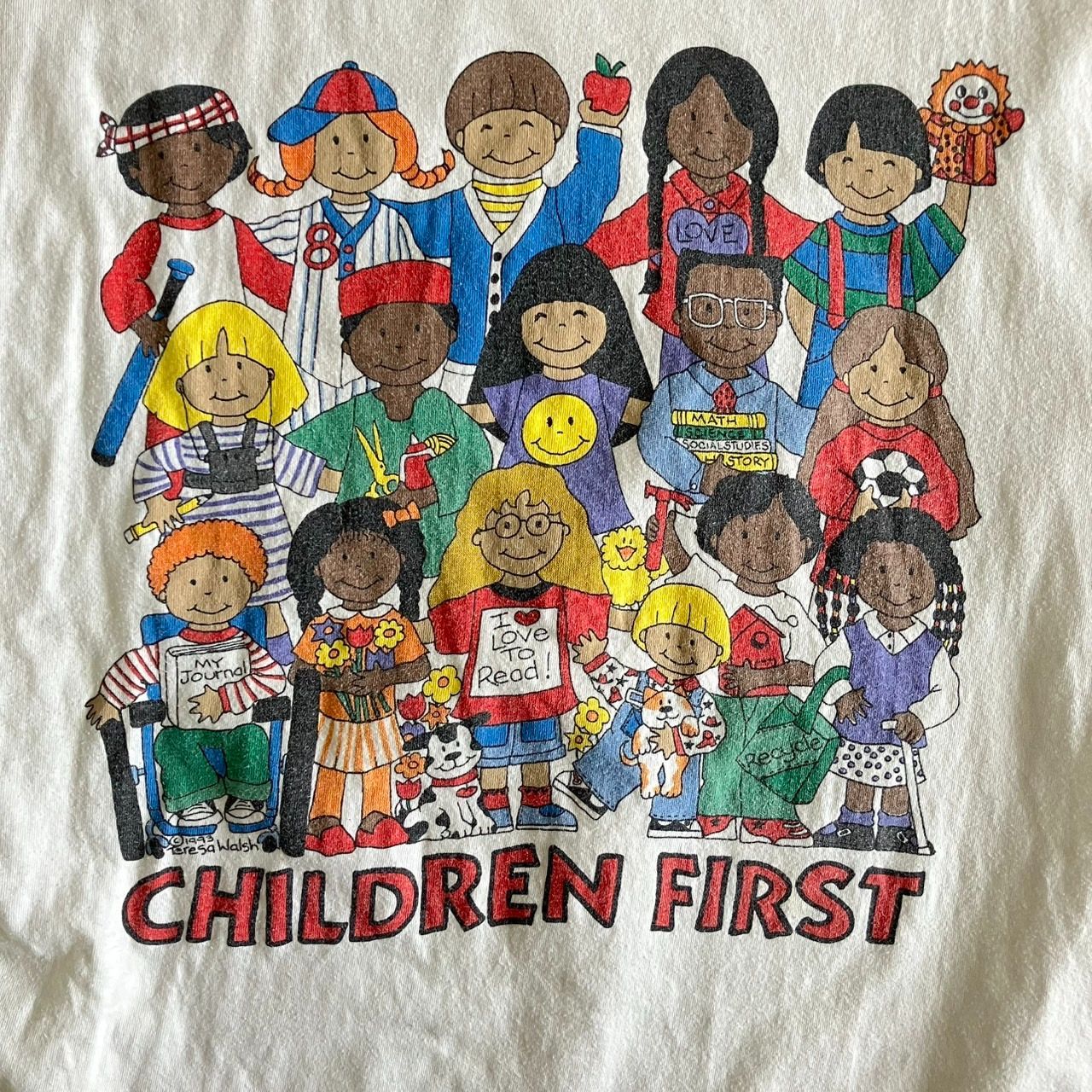 aiko着用 90s CHILDREN FIRST Tシャツ Hanes 古着 aiko着用 90s CHILDREN FIRST Tシャツ Hanes 古着