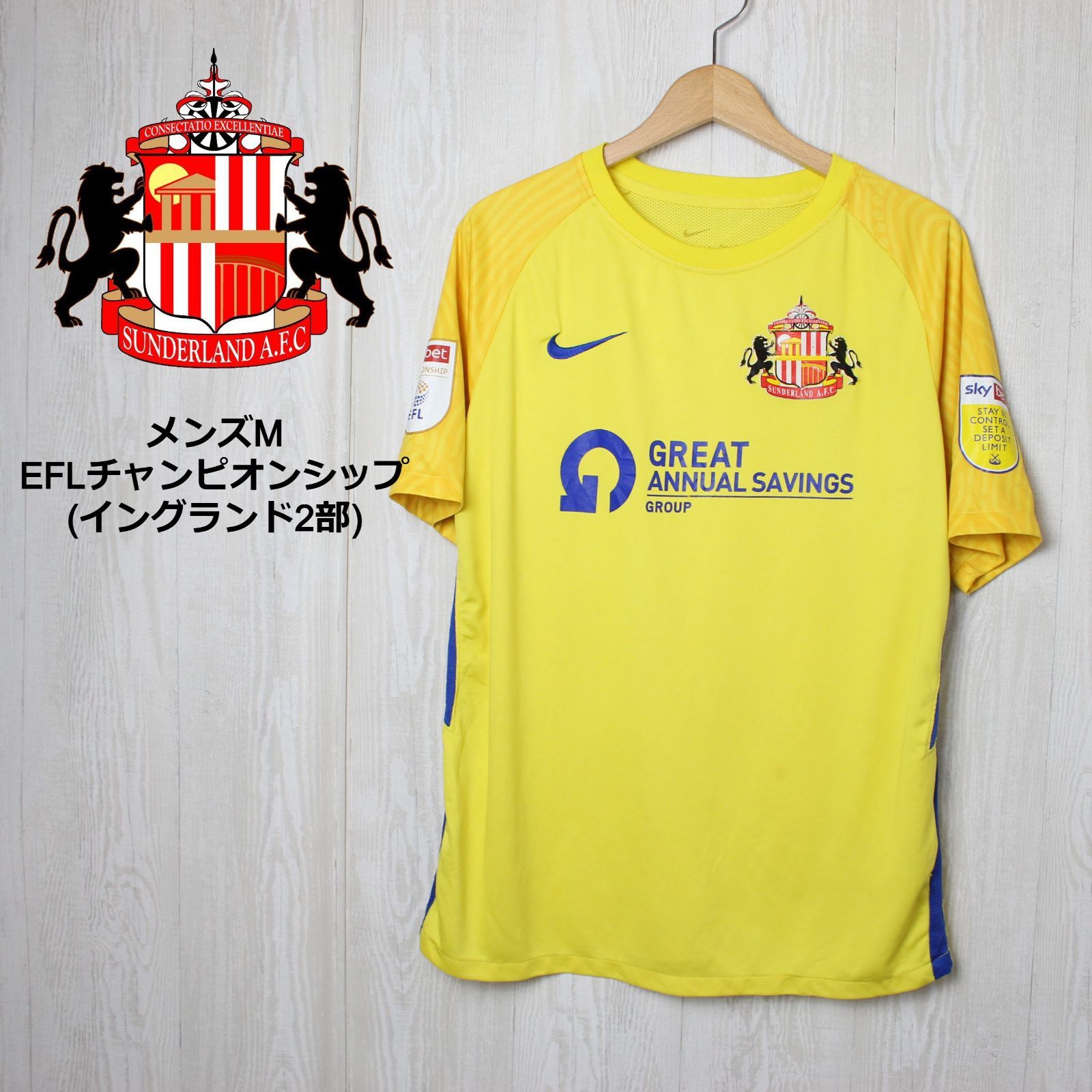 海外輸入】EFLリーグ サンダーランドAFC サッカーユニフォーム M