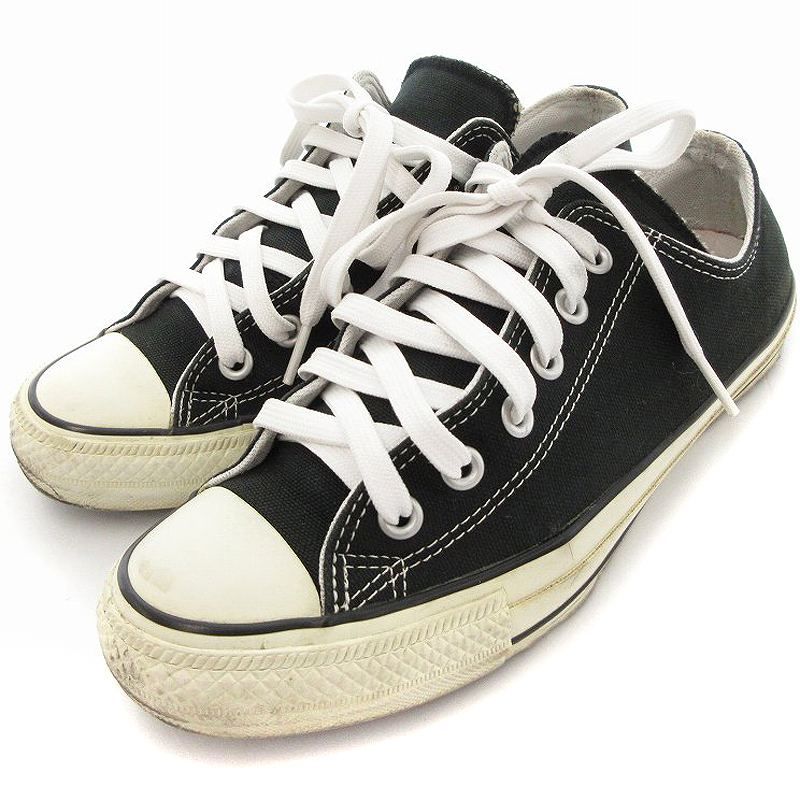 Converse React All Star ブラックスニーカー23cm - メルカリ