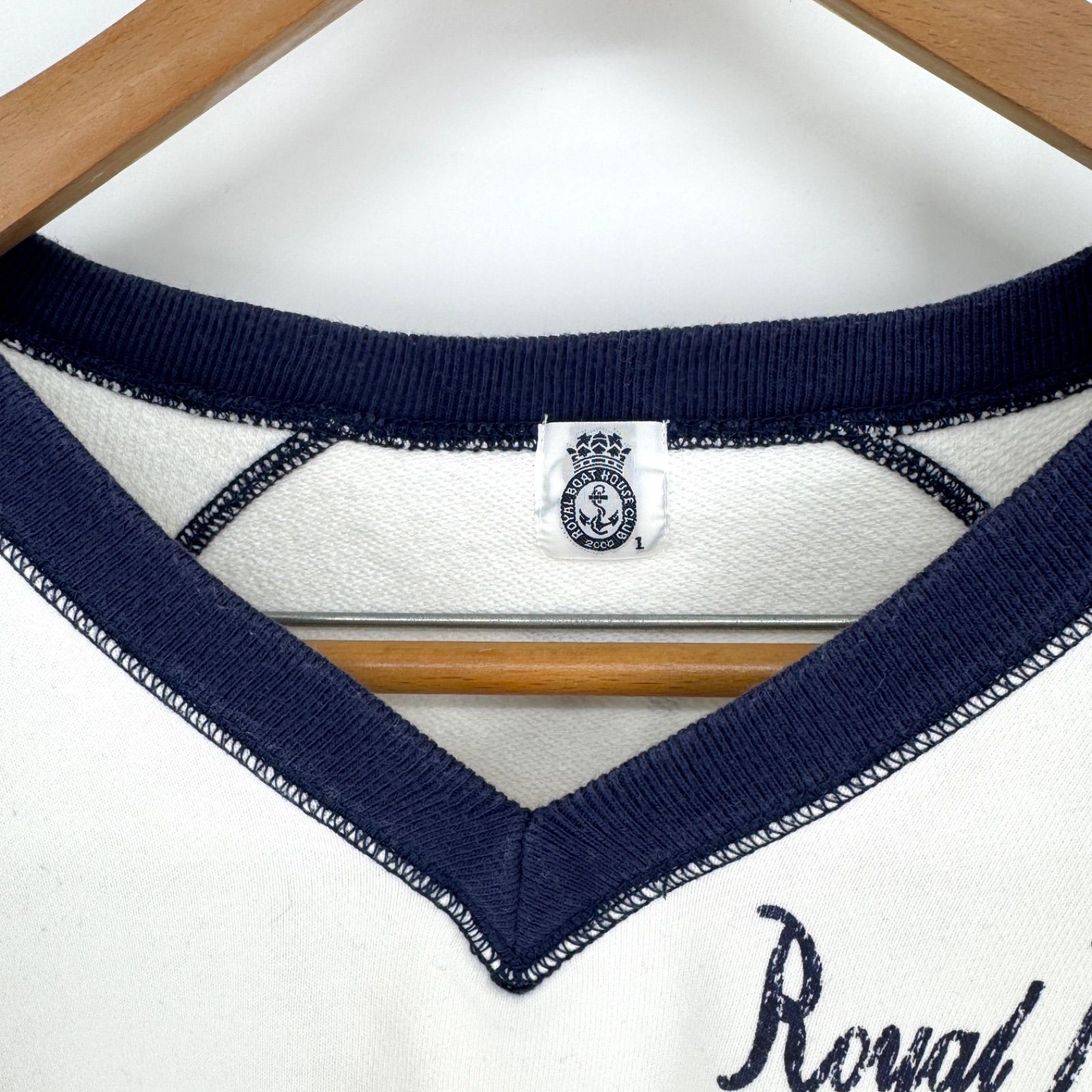 ROYAL BOAT HOUSE CLUB トレーナー サイズ1 L~XL相当 大きいサイズ
