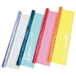 透明ビニールシート １０ｍ巻 水色 3005 ク ル