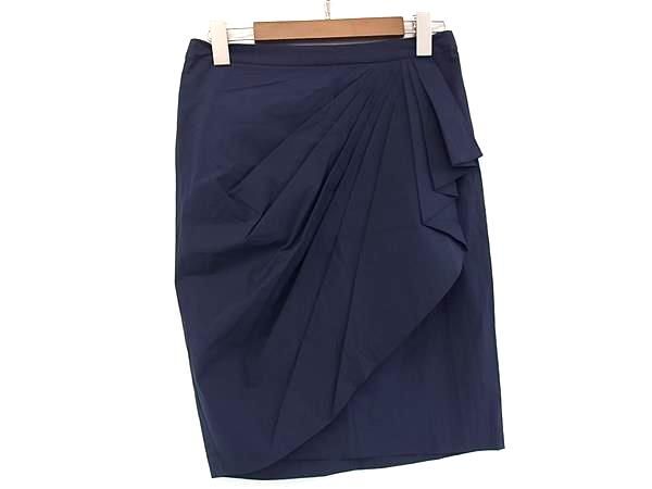 ETRO エトロ コットン×ポリウレタン タイトスカート ボトムス 表記サイズ 42 洋服 レディース ネイビー系 FU0321