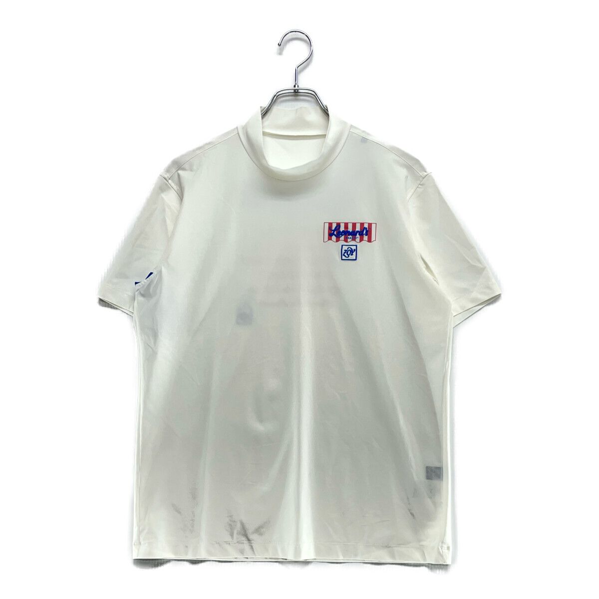未使用ゾーイ ZOY レディース Tシャツ モックネック 半袖 レナーズ コラボ 中古 メンズ ゾーイ ZOY 半袖Tシャツ 2(L) 白 ホワイト モック