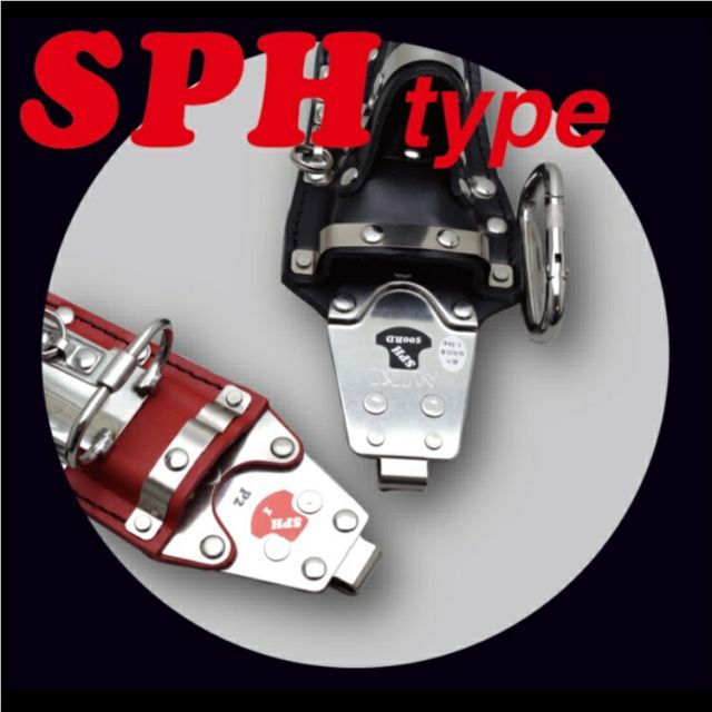 MIKI SPH1P5 RE BU 本革SPHケース 赤皮 青皮 BXハッカーケース 4連 ハッカー カッター マーカー×２ 折尺マーカーフエキ サクラなど HRDEVELOPMENT_JP