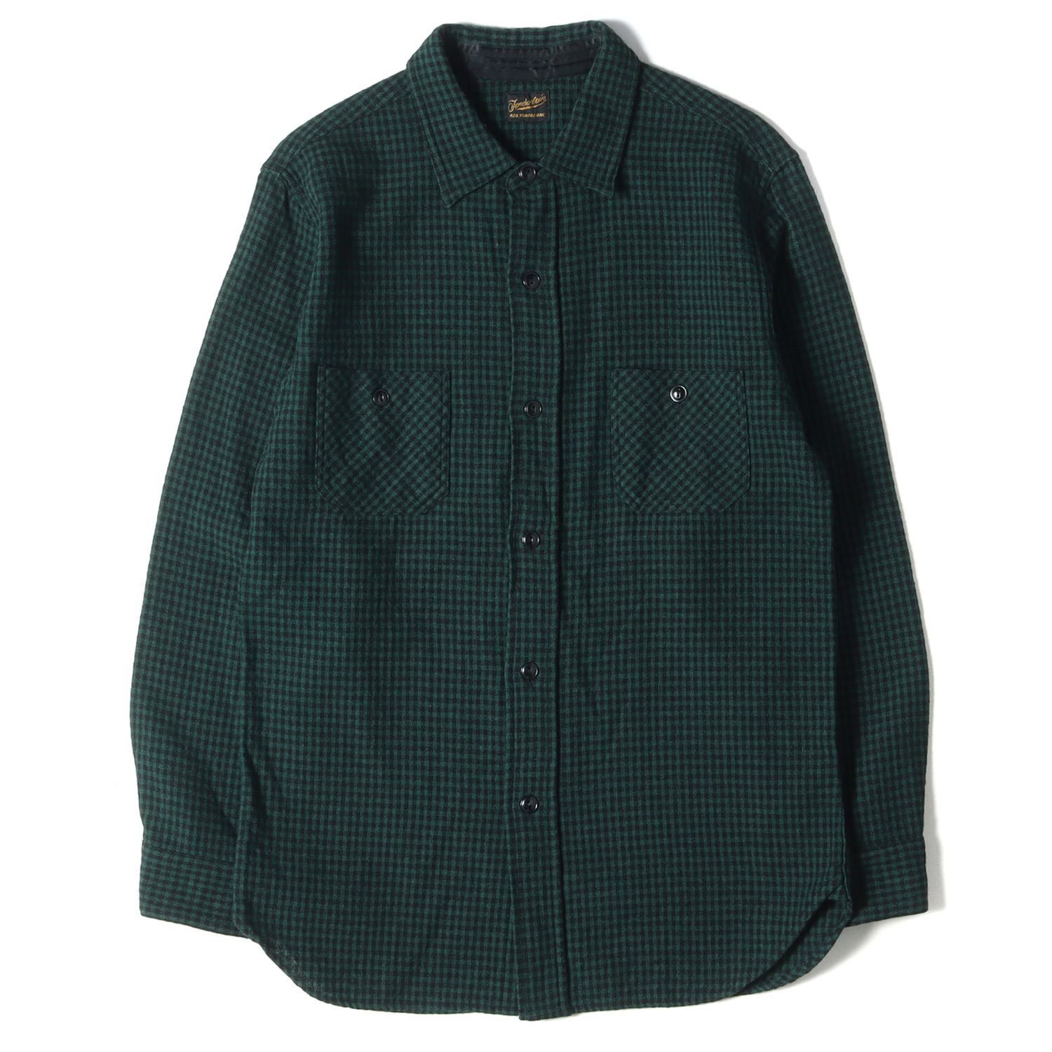 TENDERLOIN テンダーロイン WORK SHIRTワークシャツ黒ブラック-