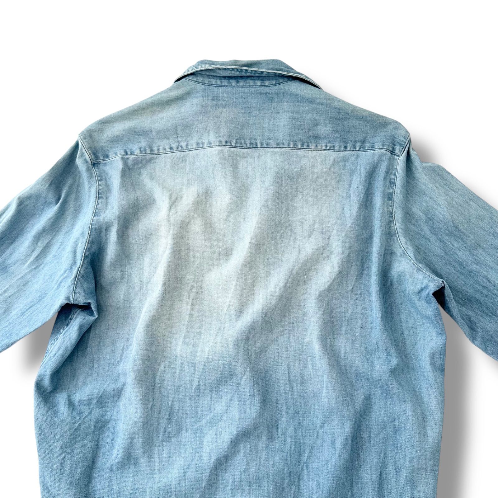 フランクアンドアイリーン EILEEN スキッパー デニムシャツ クラシック