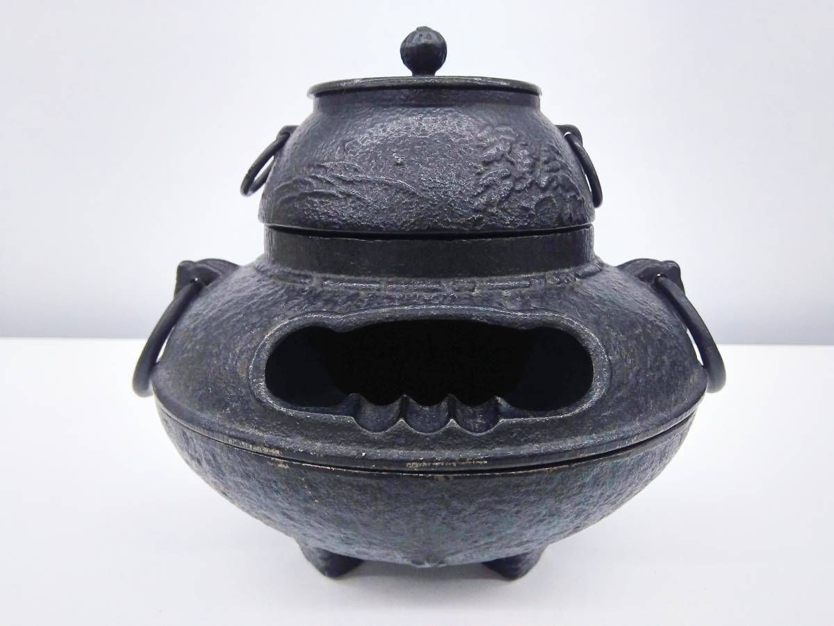 南部 鉄器 茶釜風 灰皿 - メルカリ