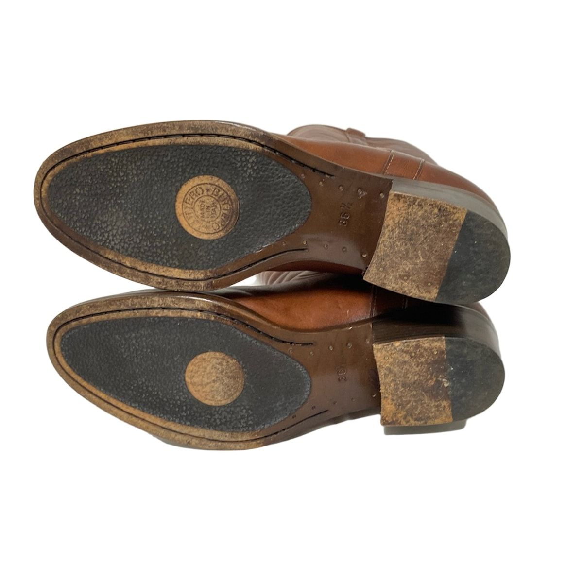 BUTTERO(ブッテロ) ロングブーツ 36 1/2 レディース - ダークブラウン