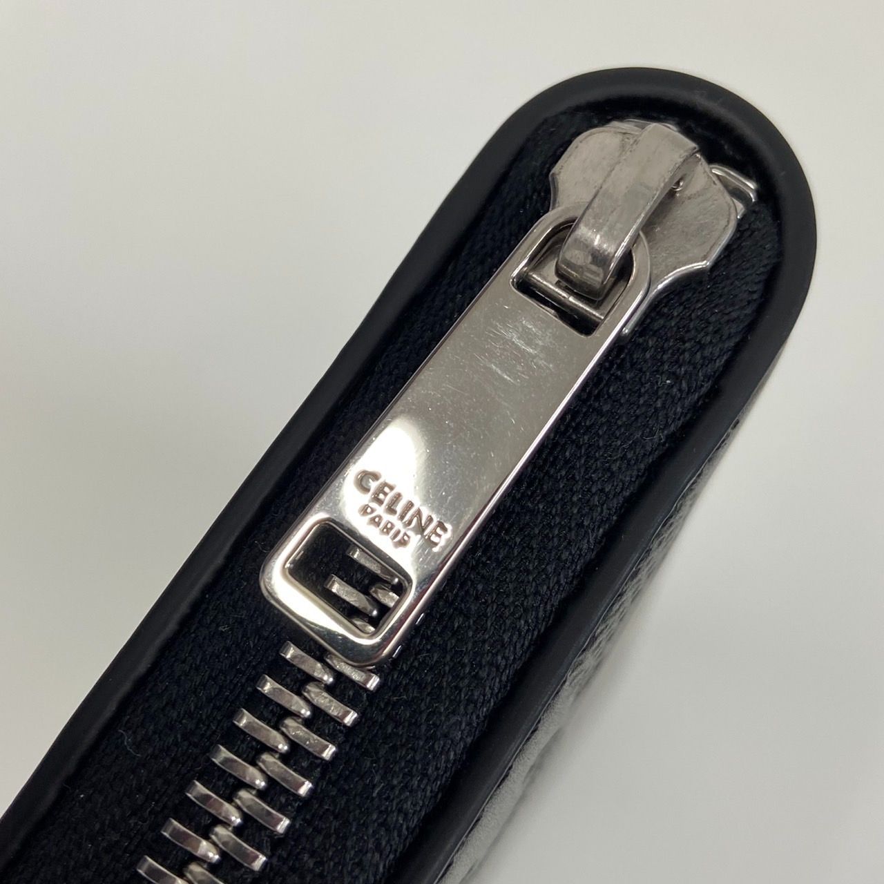 美品 セリーヌ CELINE トリオンフ 長財布 ラージ ジップウォレット