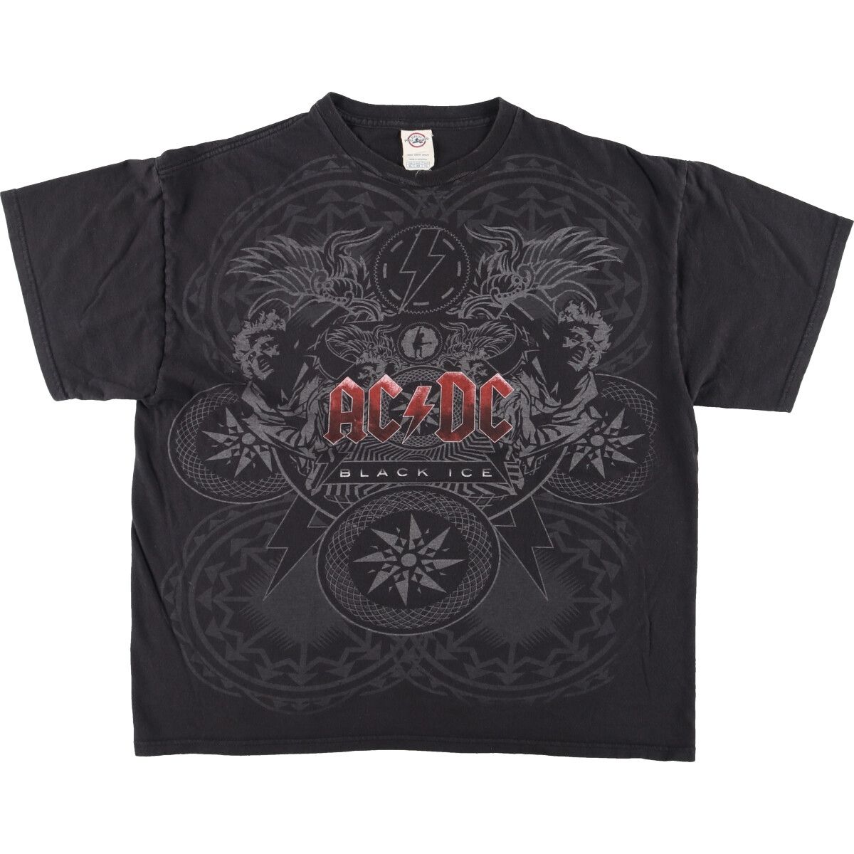 古着 DELTA AC/DC エーシーディーシー BLACK ICE バンドTシャツ バンT