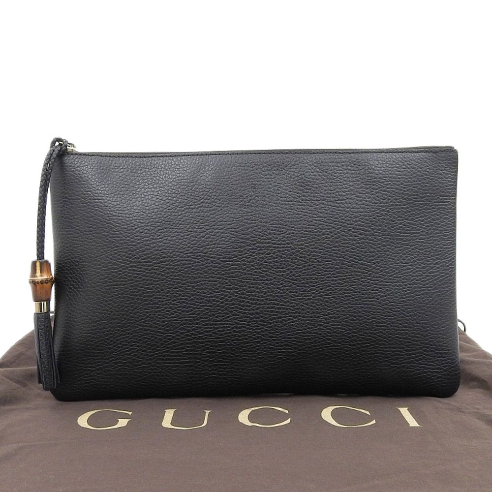 本物保証】 布袋付 超美品 グッチ GUCCI バンブー セカンド