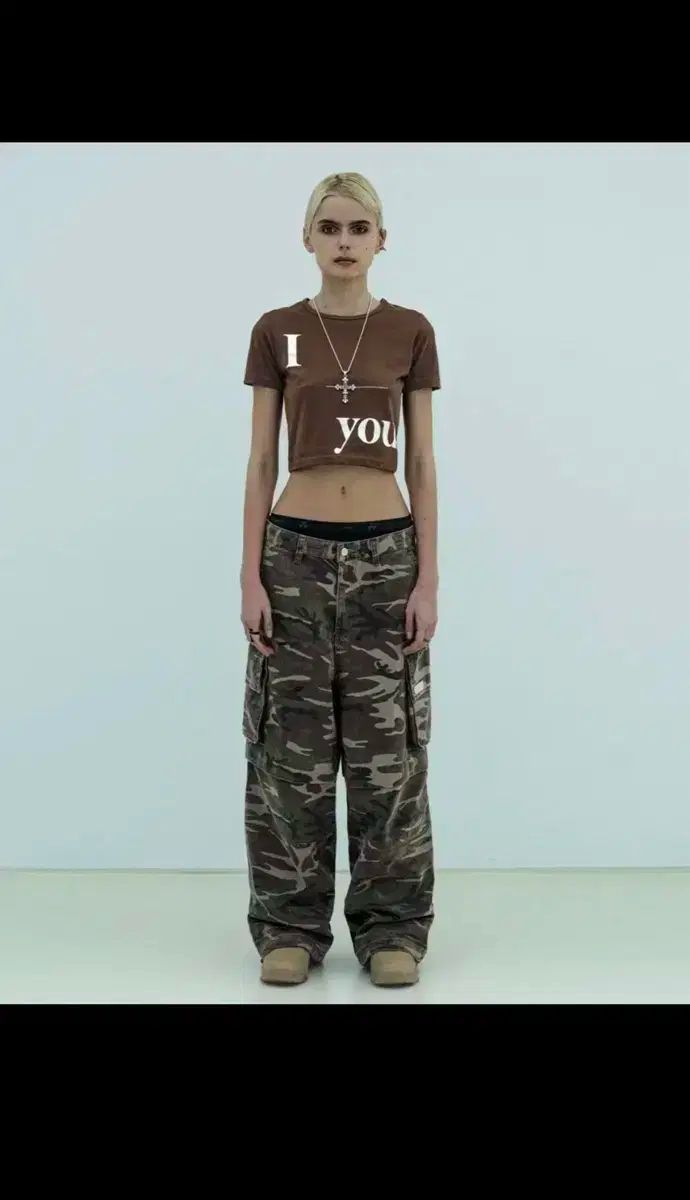リーウェイ LEEY カモフラージュ ミリタリー ワイド カーゴ ズボン