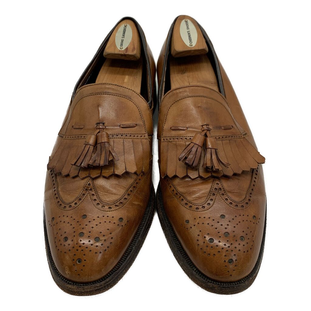 80年代 FLORSHEIM フローシャイム インペリアル キルトタッセルローファー レザーシューズ ブラウン (メンズ 9 D) 中古 古着 KA1608