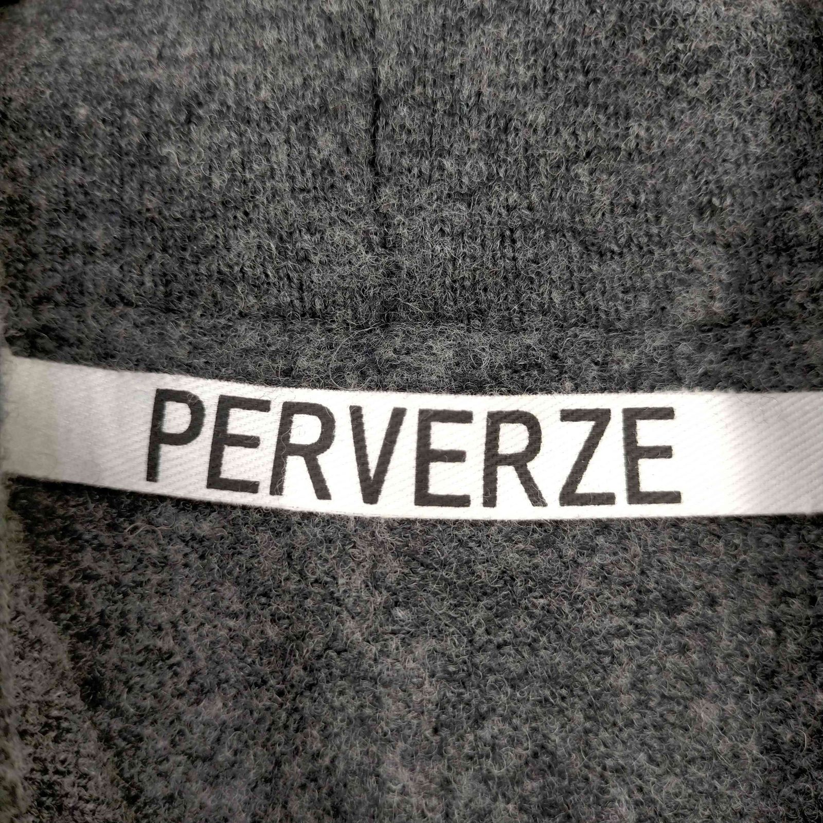 パーバーズ PERVERZE Hoodie Knit Long Coat レディース FREE