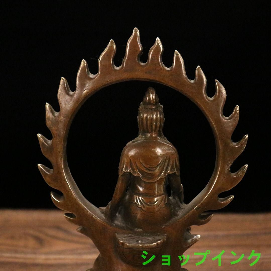 倒流香観音 自在観音 仏像香炉 香座 置物 倒流香観音 自在観音 仏像香炉 香座 置物 | 金属工芸