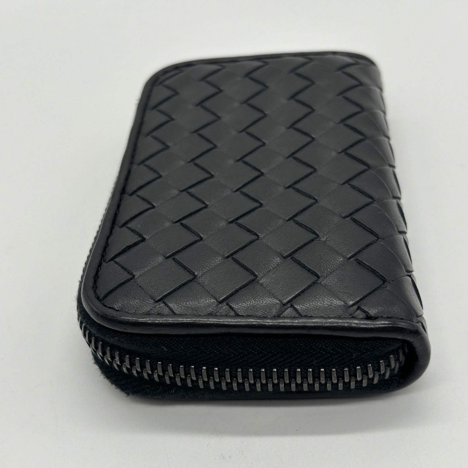 ✨️極美品✨️ BOTTGAVENETA マキシイレントレコインケース ブラック 未使用級 付属品完備✨ボッテガヴェネタ マキシイントレチャート