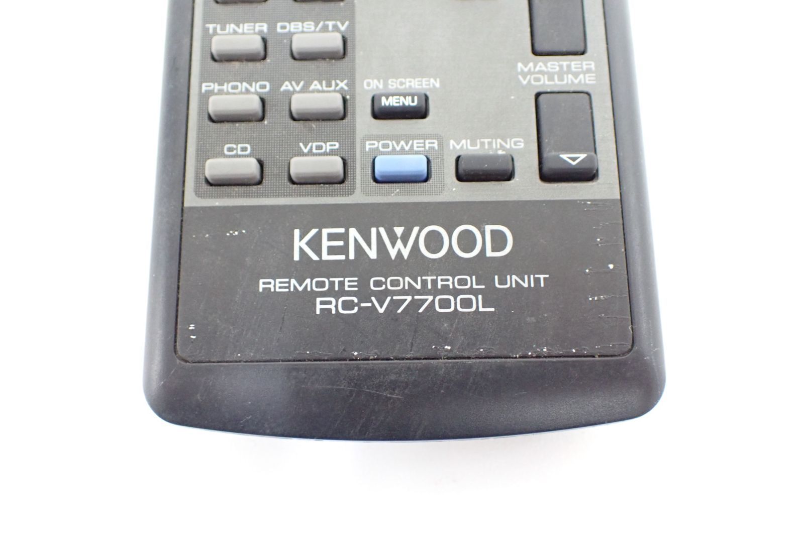 綺麗 KA-V7700 RC-V7700L KENWOOD AVアンプ学習リモコン 動作OK