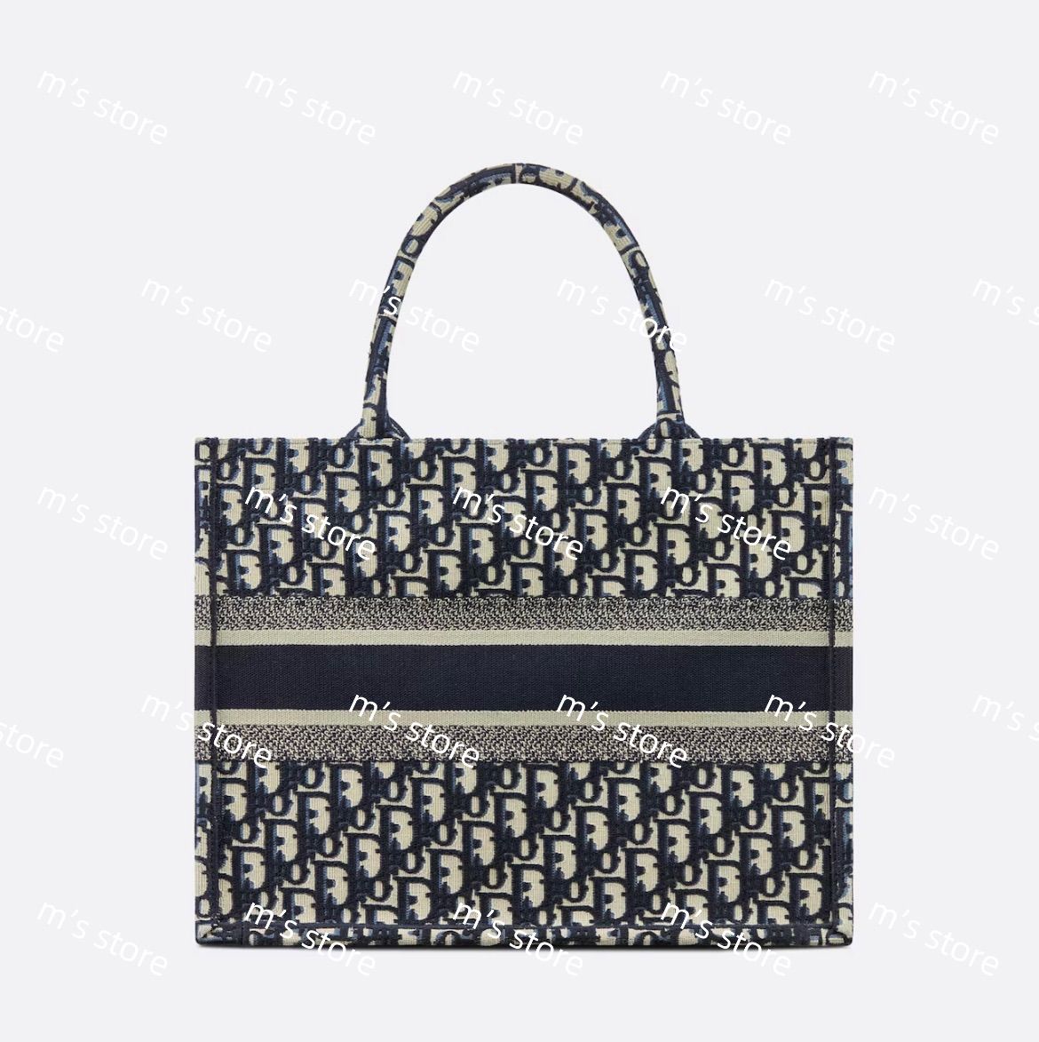 新品 定価以下 Christian Dior DIOR BOOK TOTE ディオール ブックトート ミディアムバッグ オブリーク ブルー - メルカリ