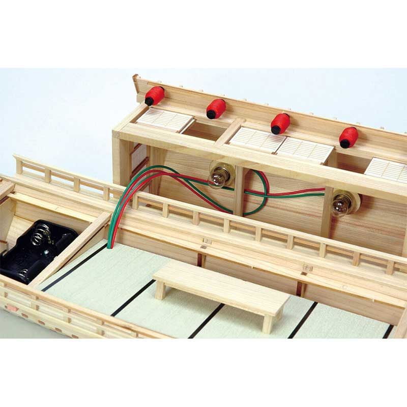 ウッディジョー 木製船模型 1/24 屋形船 - メルカリ