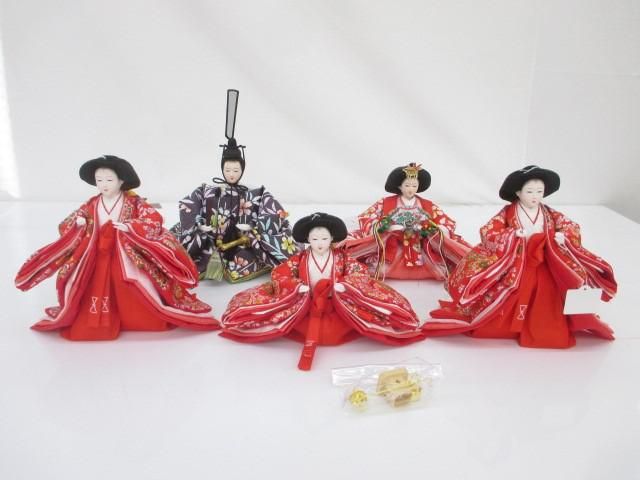 新品 雛人形 京三五親王 親王飾り 有職束帯 本式石帯 巡方帯/芥子官女 ひな人形 お雛様 ひな祭り 節句人形
