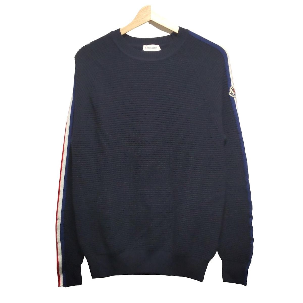 MONCLER(モンクレール) 長袖セーター サイズM メンズ美品 - ダーク  