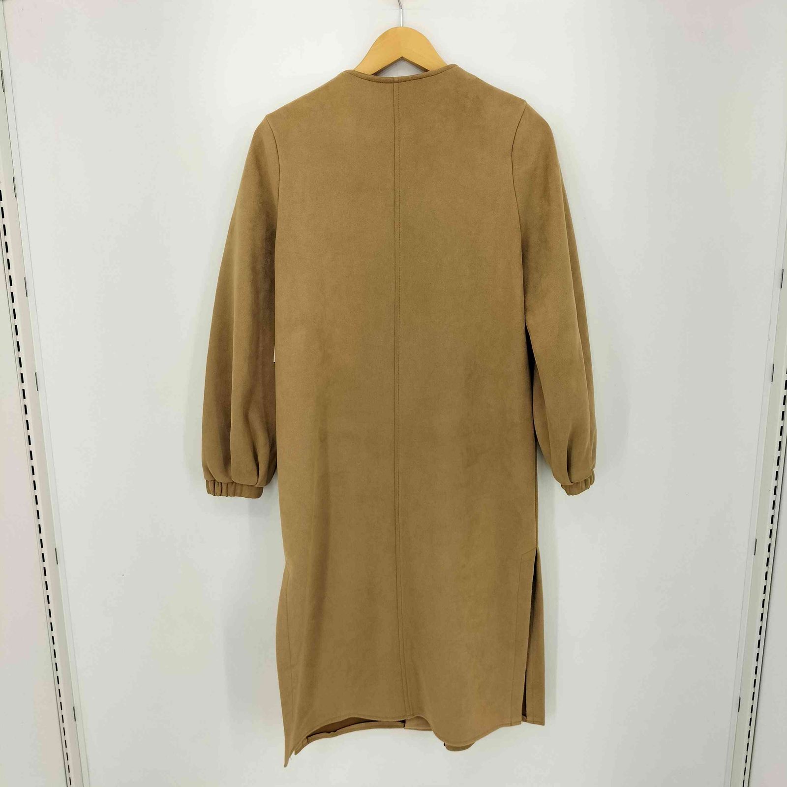 ZARAザラ スエードテイストコートアウター ZARA - ZARAフェイクエードコートの通販 by monちゃん'sshop