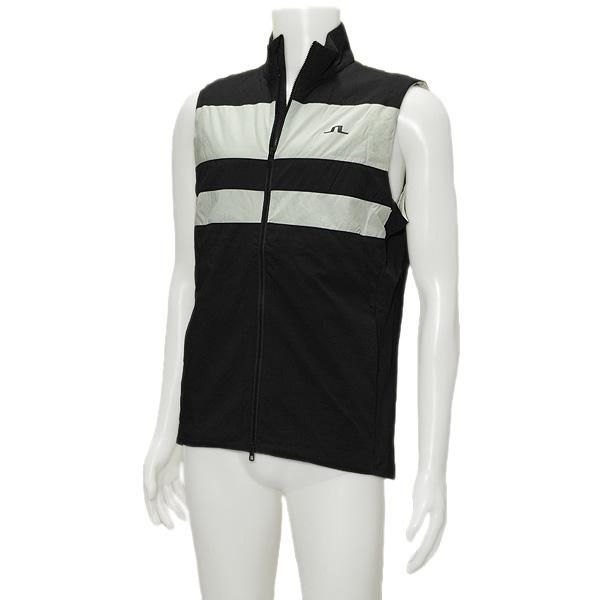 ジェイリンドバーグ J.LINDEBERG メンズ 秋冬 撥水 軽量 防風 ポケッタブル 中綿フルジップベスト 071-43071