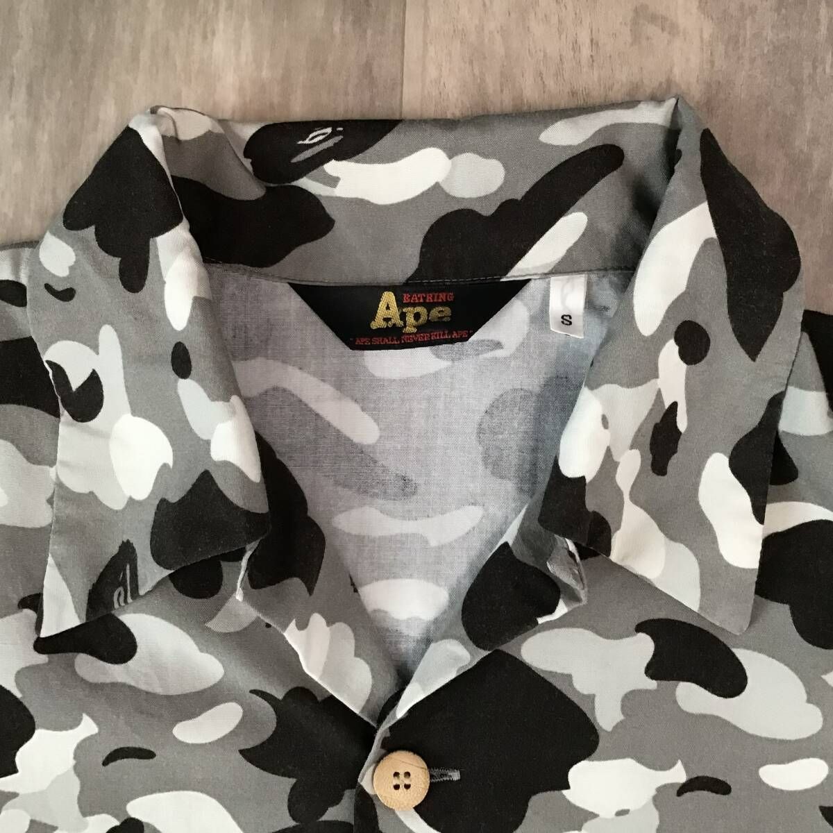 ☆初期☆ BAPE CAMO アロハシャツ Sサイズ a bathing ape BAPE 半袖 