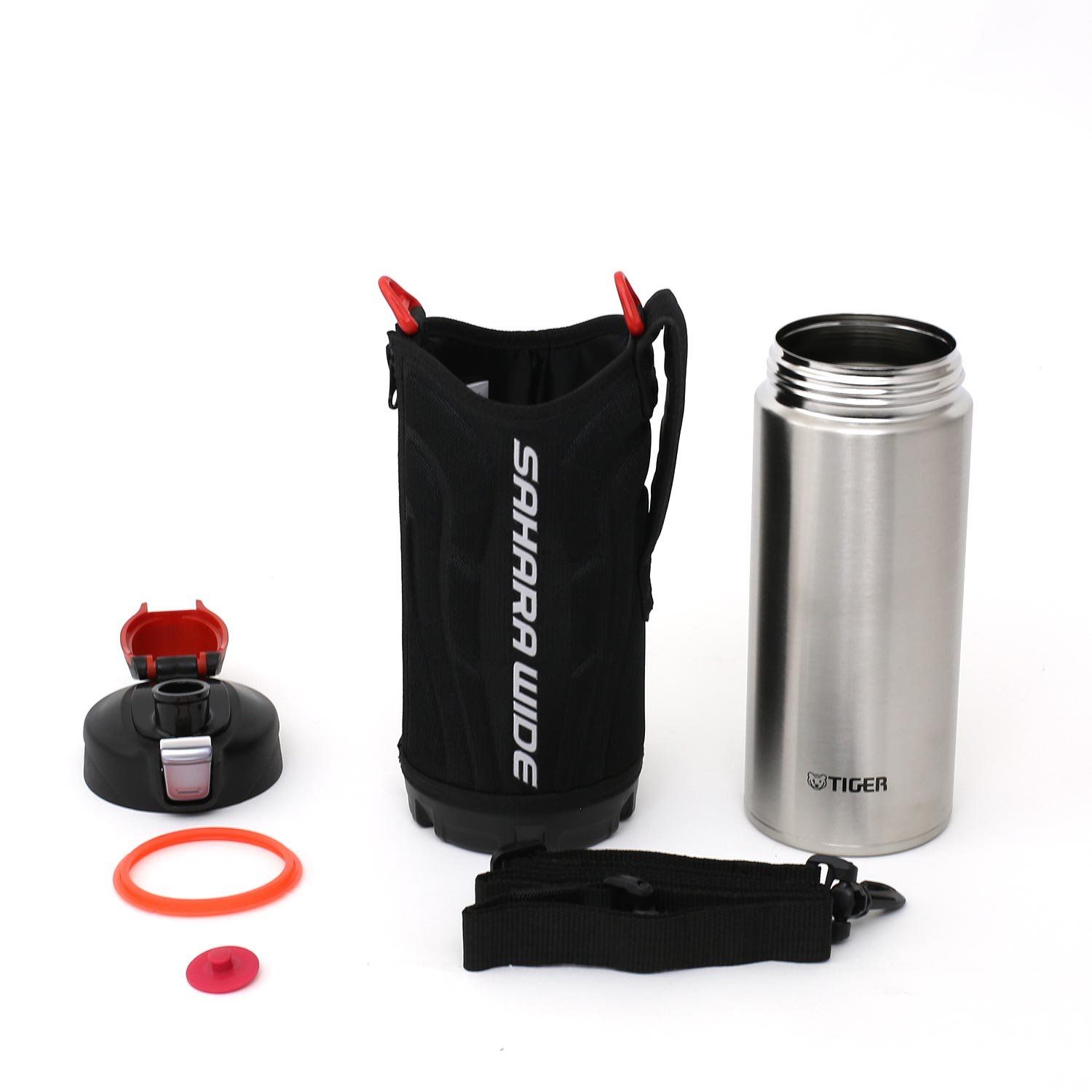 タイガー 水筒 1リットル サハラ ステンレスボトル スポーツ 直飲み 広口 保冷専用 ブラック MME-F100KK タイガー 水筒 1リットル サハラ ステンレスボトル スポーツ 直飲み