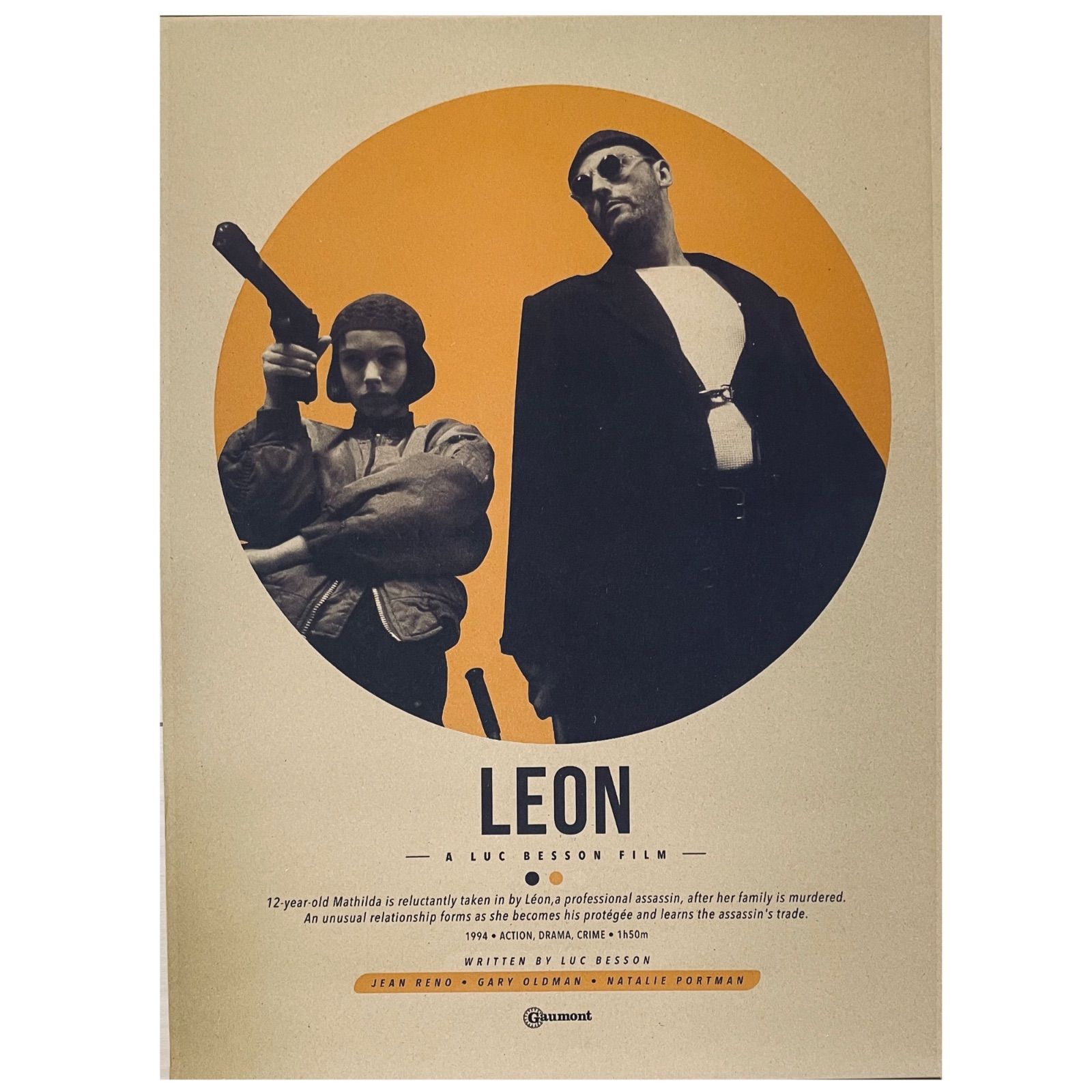 K510A3 レオン LEON 映画 ポスター ジャンレノ リュック・ベッソン - メルカリ