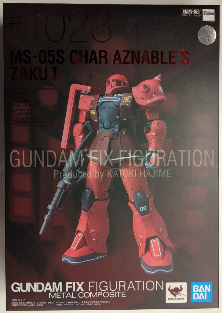 BANDAI SPIRITS 機動戦士ガンダム THE ORIGIN GUNDAM FIX FIGURATION METAL COMPOSITE MS-05S ザクI シャア 機 1023
