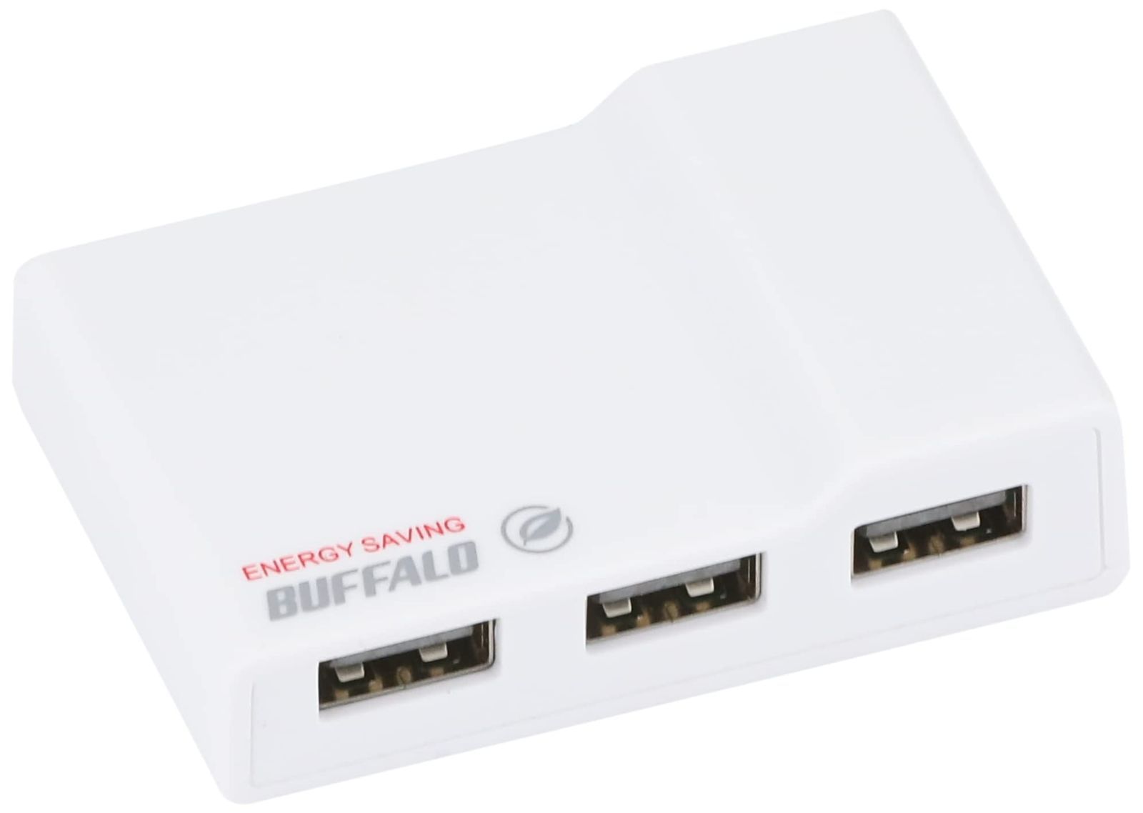 iBUFFALO 電源連動節電機能付き 4ポートセルフパワーハブ ホワイト BSH4AE12WH