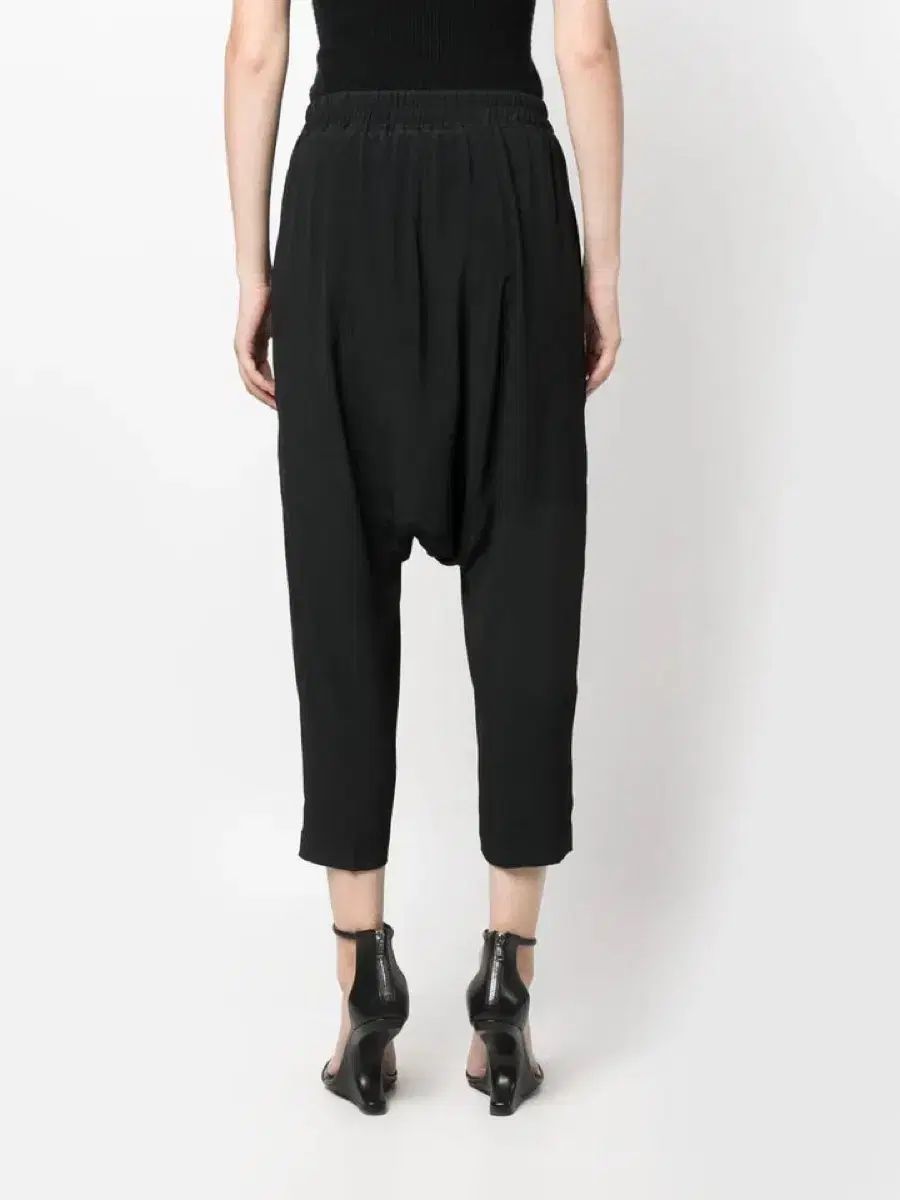 リックオウエンス ドローストリング クロップドパンツ TE素材