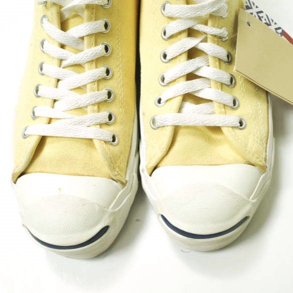 CONVERSE コンバース アメリカ製 90s JACK PURCELL OX MADE IN USA ジャックパーセル オックス 14373  US8.5(27cm) BANANA イエロー キャンバス ヴィンテージ スニーカー シューズ g15470